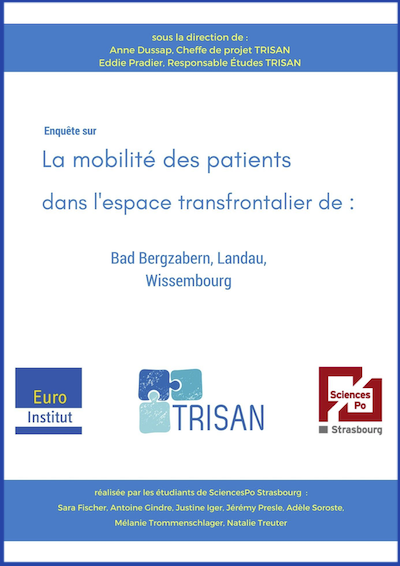 Cover der Studie zur Patientenmobilität im Grenzraum Bad Bergzabern, Landau, Wissembourg