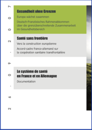 Couverture de la brochure sur le système de santé en France et en Allemagne