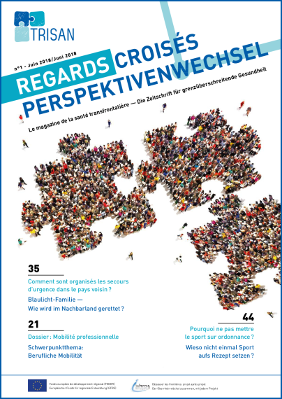 Titelseite der Ausgabe von "Regards croisés - Perspektivenwechsel" Juni 2018